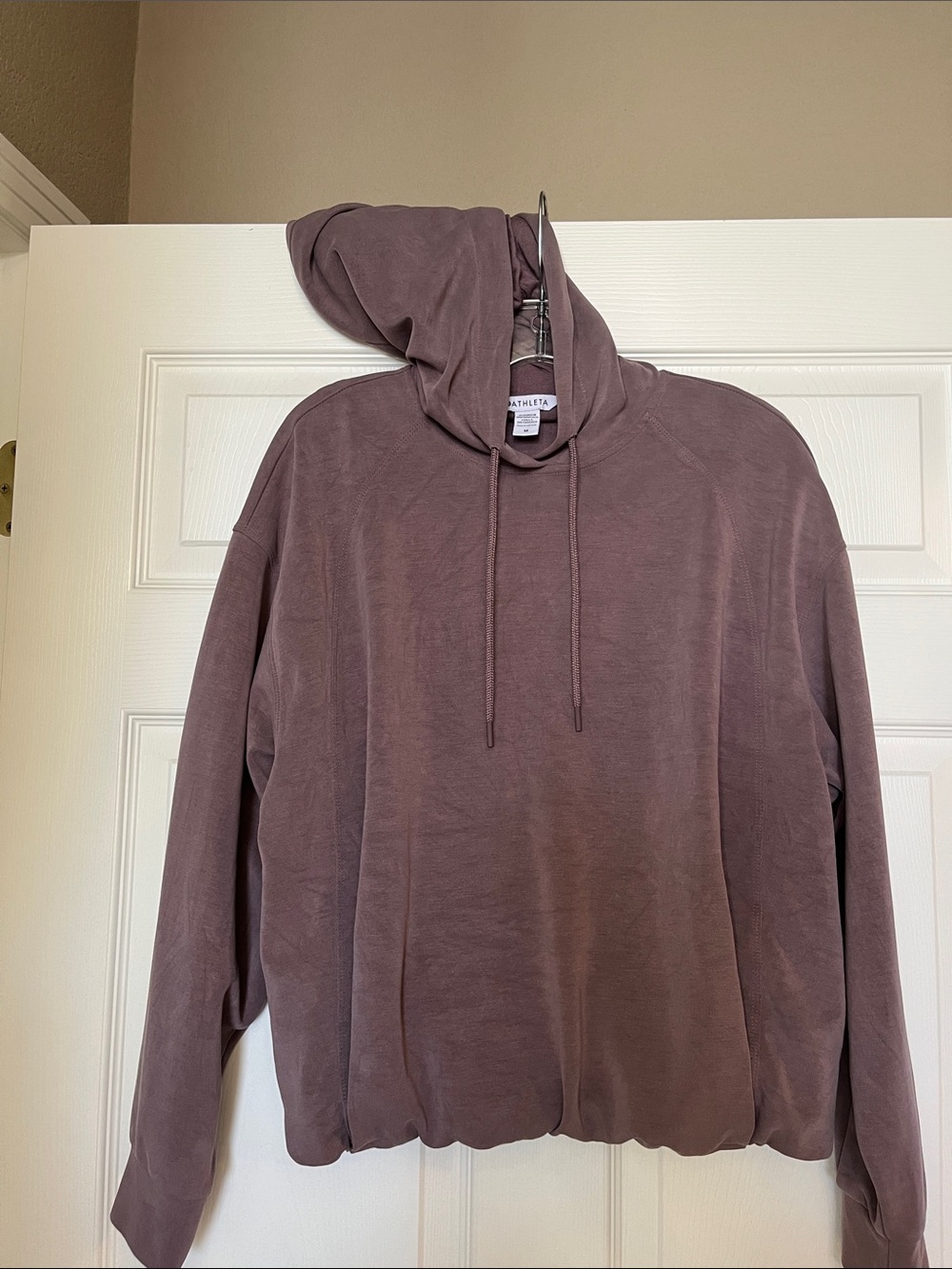 Athleta Womens Mauve Pullover Hoodie